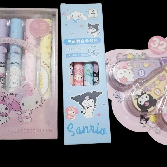 Sanrio Hello KITTY, MY Melody Characters Stationery Set - Picture 3 of 8